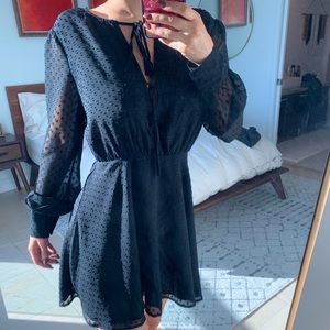 Revolve - Privacy Please - Black long sleeve Dress